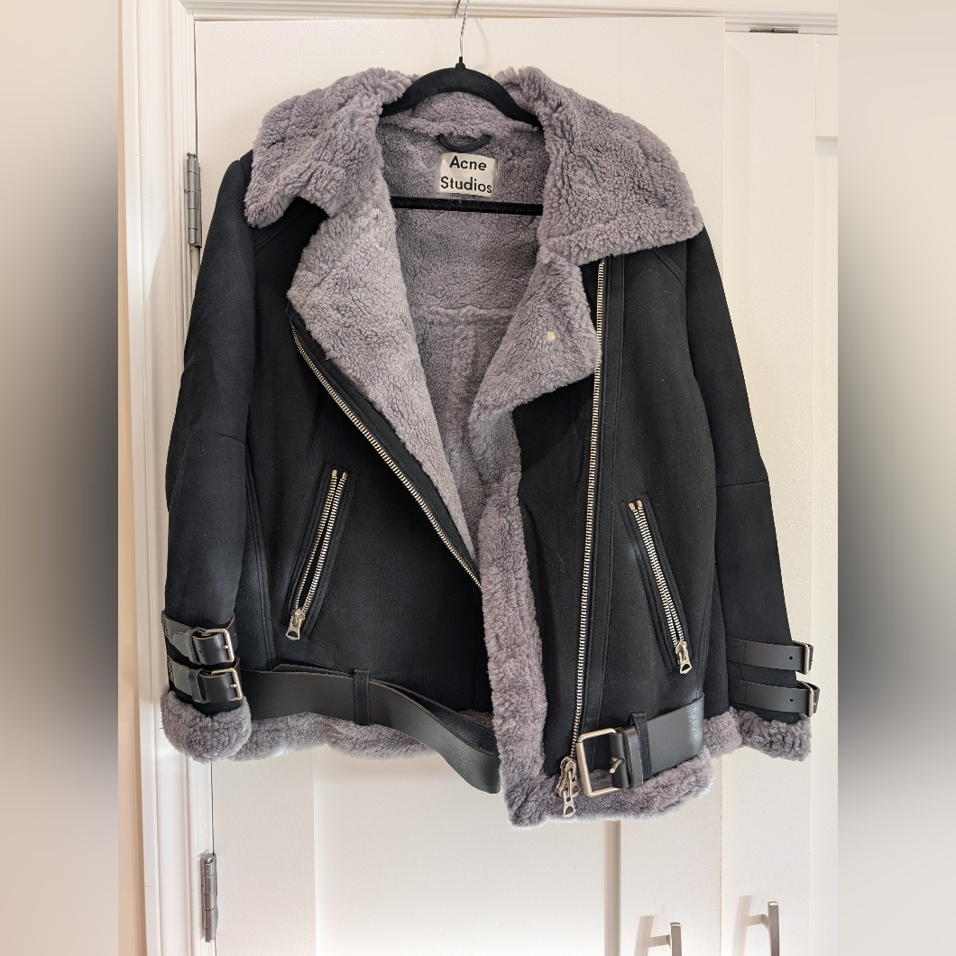 Acne Studios Velocite Shearling Jacket, S